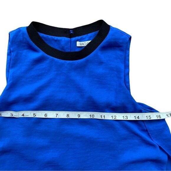 Rachel Rachel Roy Blue Petra High-Low Sleeveless Dress - Picture 11 of 16